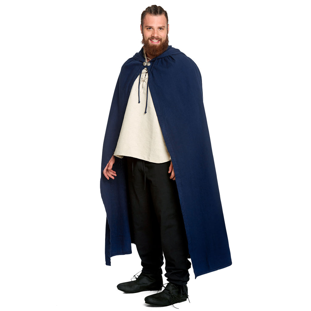Product image Medieval Cloak with Pointed Hood in Blue