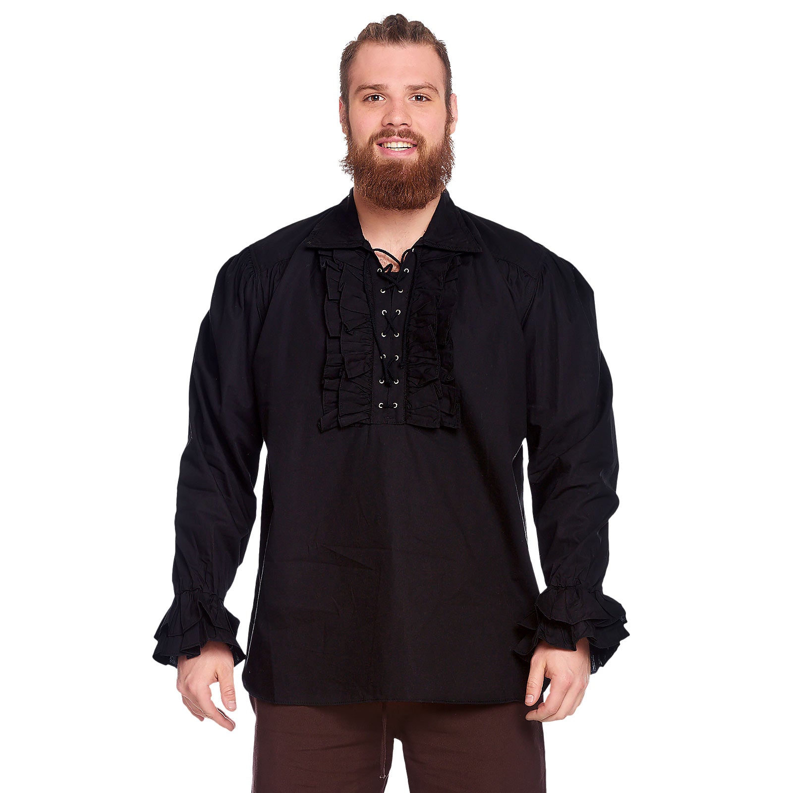 Product image Ruffled shirt black