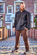 Product image Ruffled shirt black