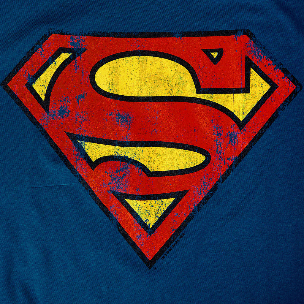 Product image Superman - Distressed Logo T-Shirt blue