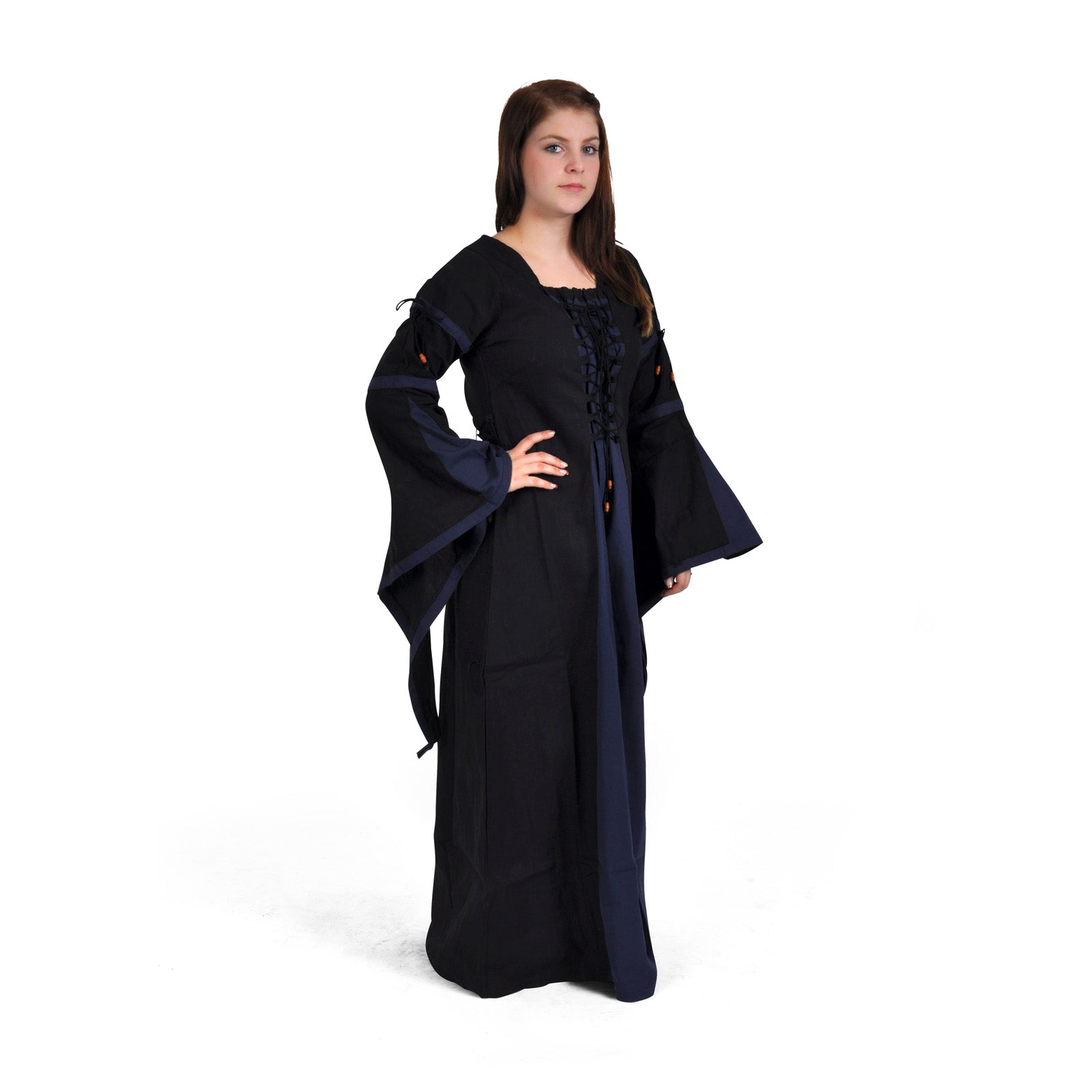 Product image Elisa - medieval dress black-blue