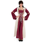 Product image Saphiria Medieval Dress Bordeaux-Natural