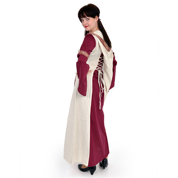 Product image Saphiria Medieval Dress Bordeaux-Natural