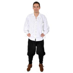 Product image Pirate shirt with lacing throughout white