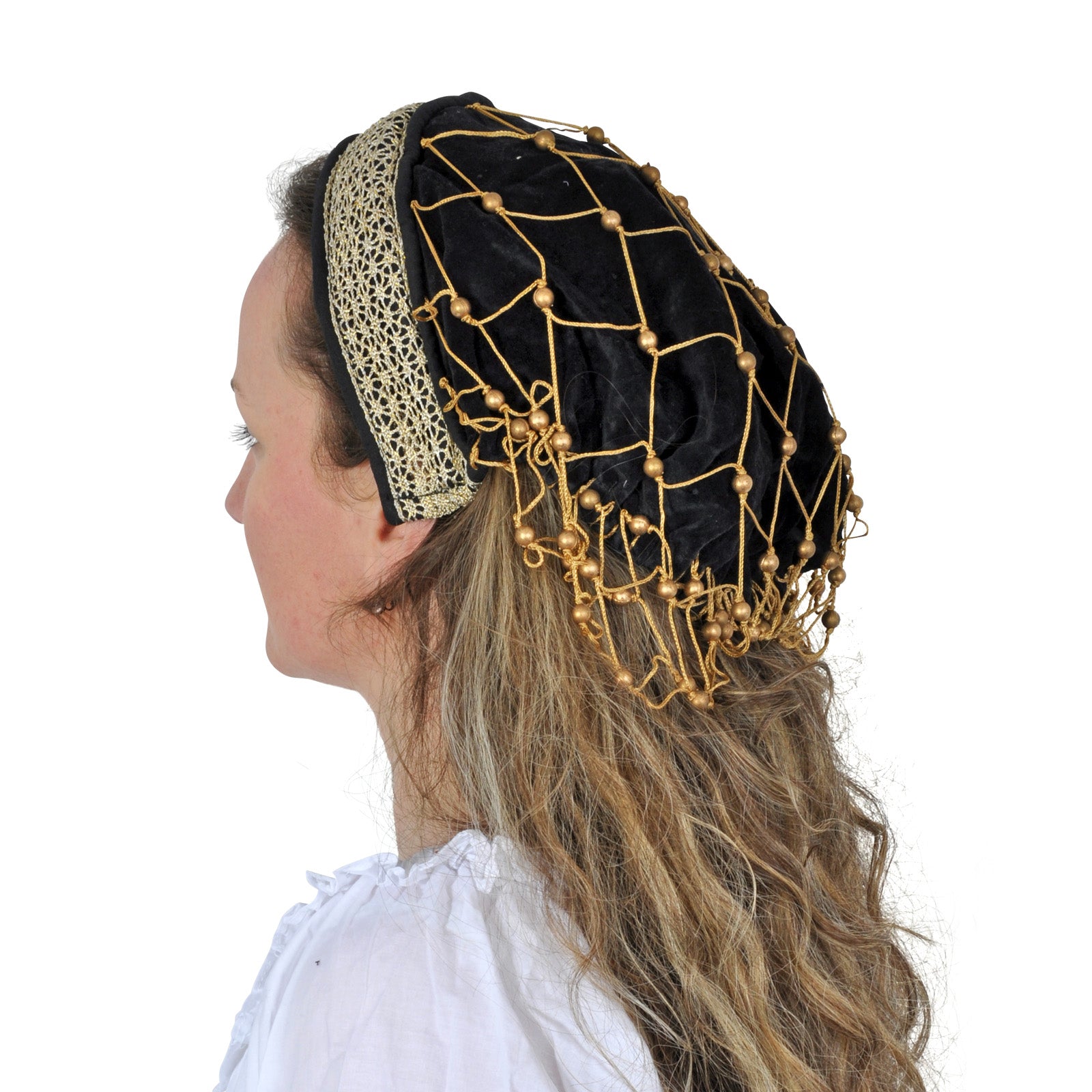 Product image Medieval Hood with Border - Black