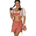 Product image Women's Traditional Leather Shorts Hot Pant Pink