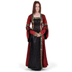 Product image Medieval dress Iris bordeaux-black