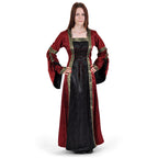 Product image Medieval dress Iris bordeaux-black
