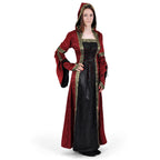 Product image Medieval dress Iris bordeaux-black