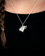Product image Game of Thrones - Stark Crest Necklace Silver