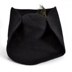 Product image Felt hat with feather black