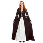 Product image Medieval dress Katherina brown-nature