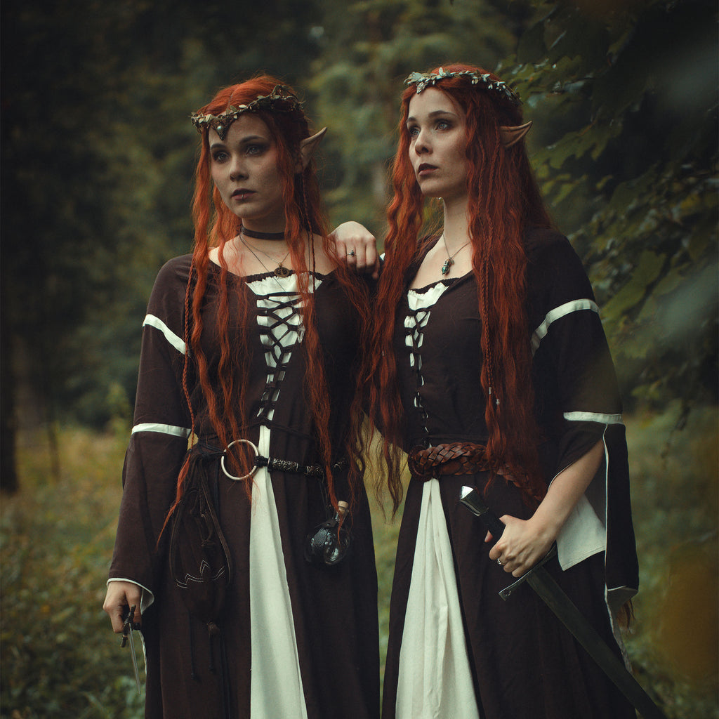 Product image Medieval dress Katherina brown-nature