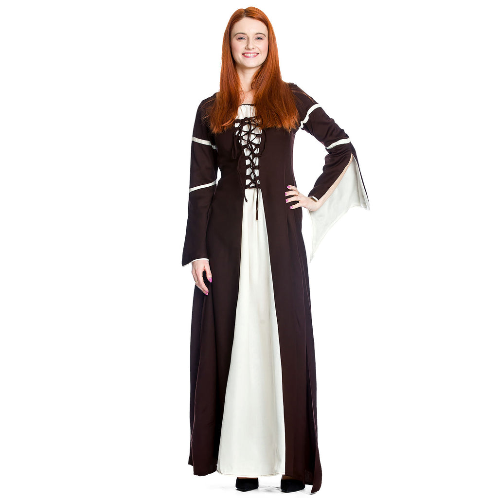 Product image Medieval dress Katherina brown-nature