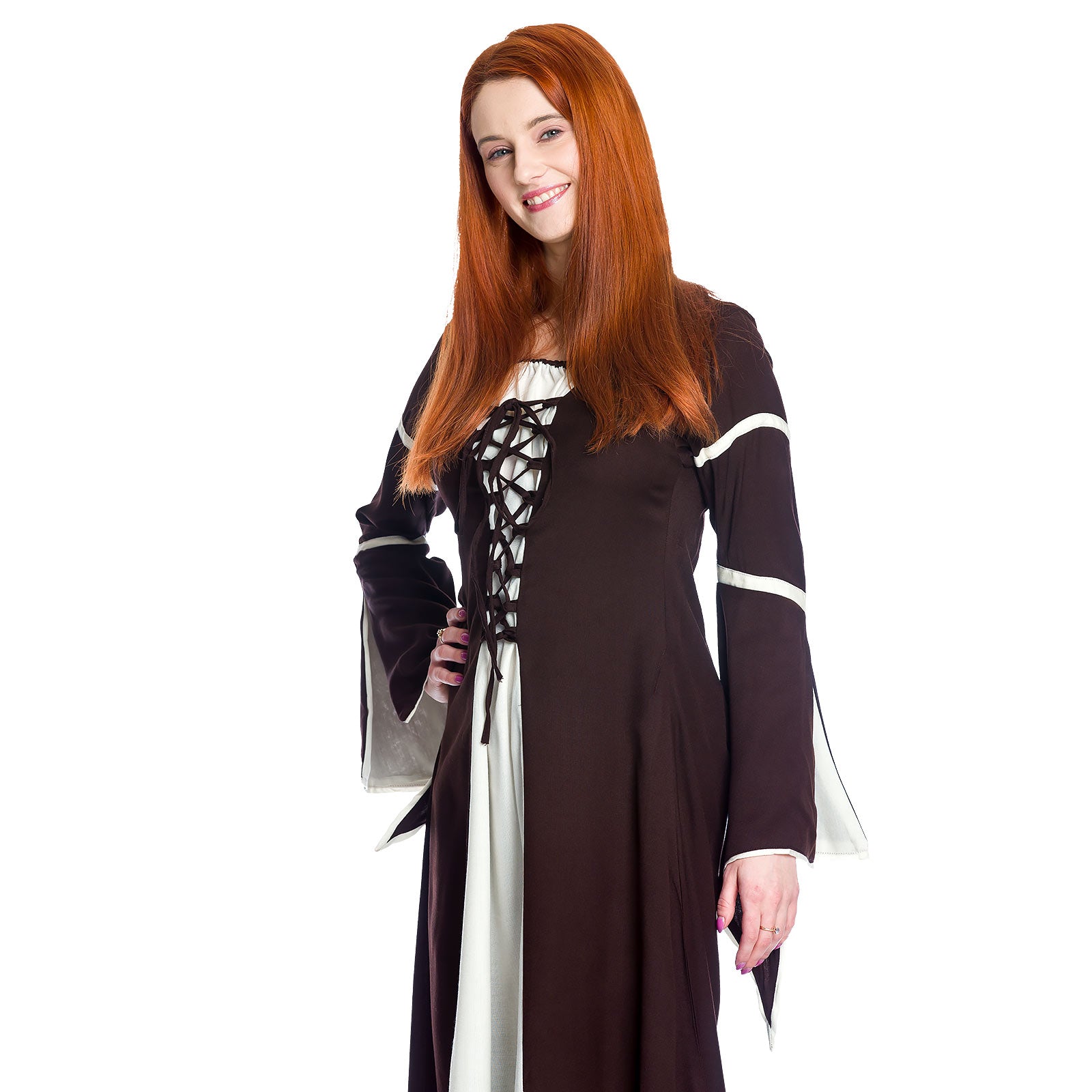 Product image Medieval dress Katherina brown-nature