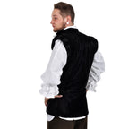 Product image Velvet Doublet with Stand-Up Collar Black