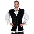 Product image Brown Velvet Doublet with Stand-Up Collar