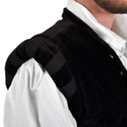 Product image Brown Velvet Doublet with Stand-Up Collar
