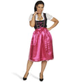 Product image Dirndl black pink - traditional dress with embroidery and lacing