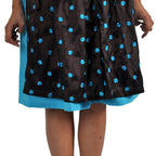 Product image Edelweiss Dirndl - Brown/Turquoise Traditional Dress with Blouse Insert