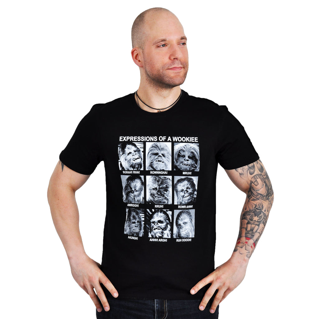 Product image Star Wars - Wookiee Expressions T-Shirt black