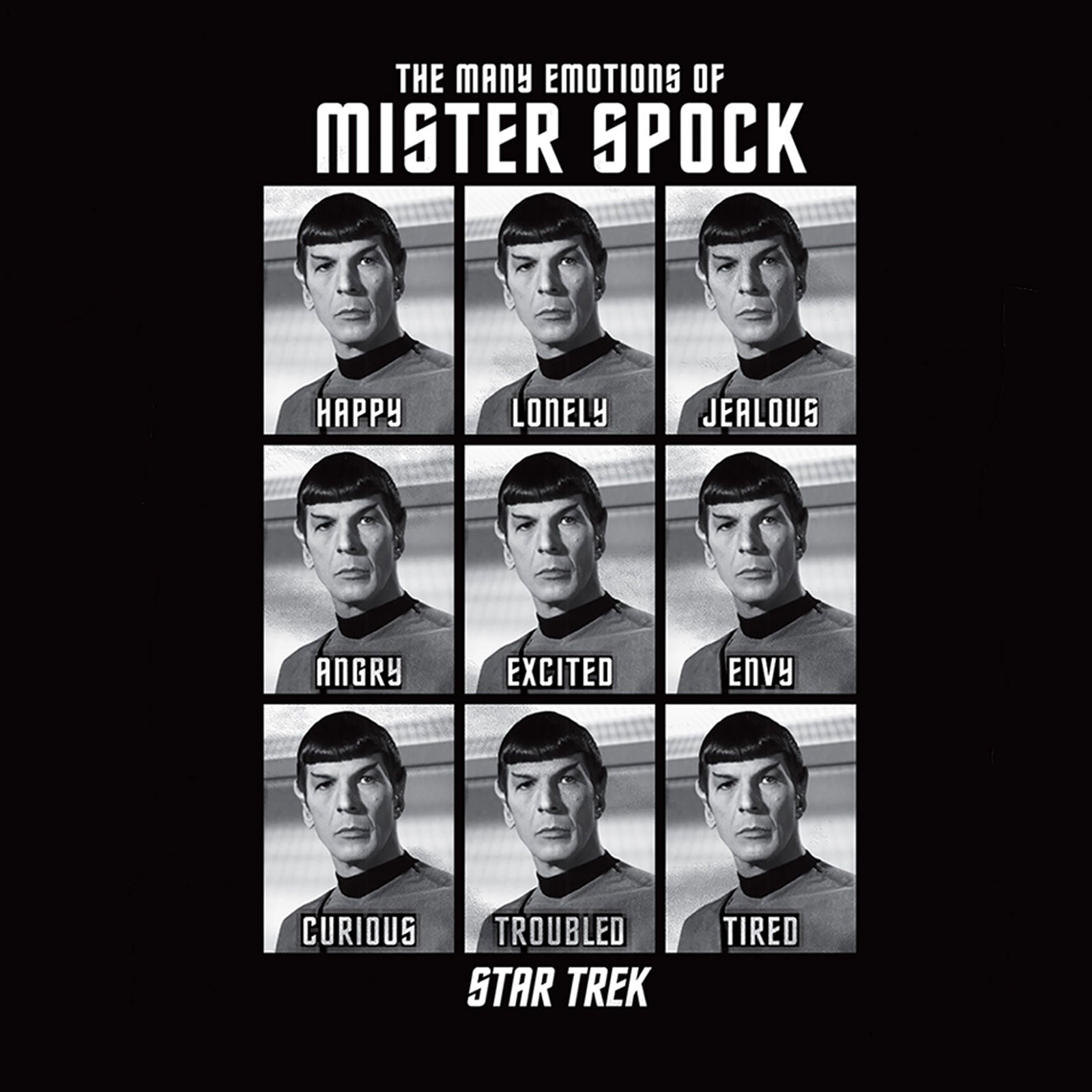 Product image Star Trek - Emotions of Mister Spock T-Shirt black