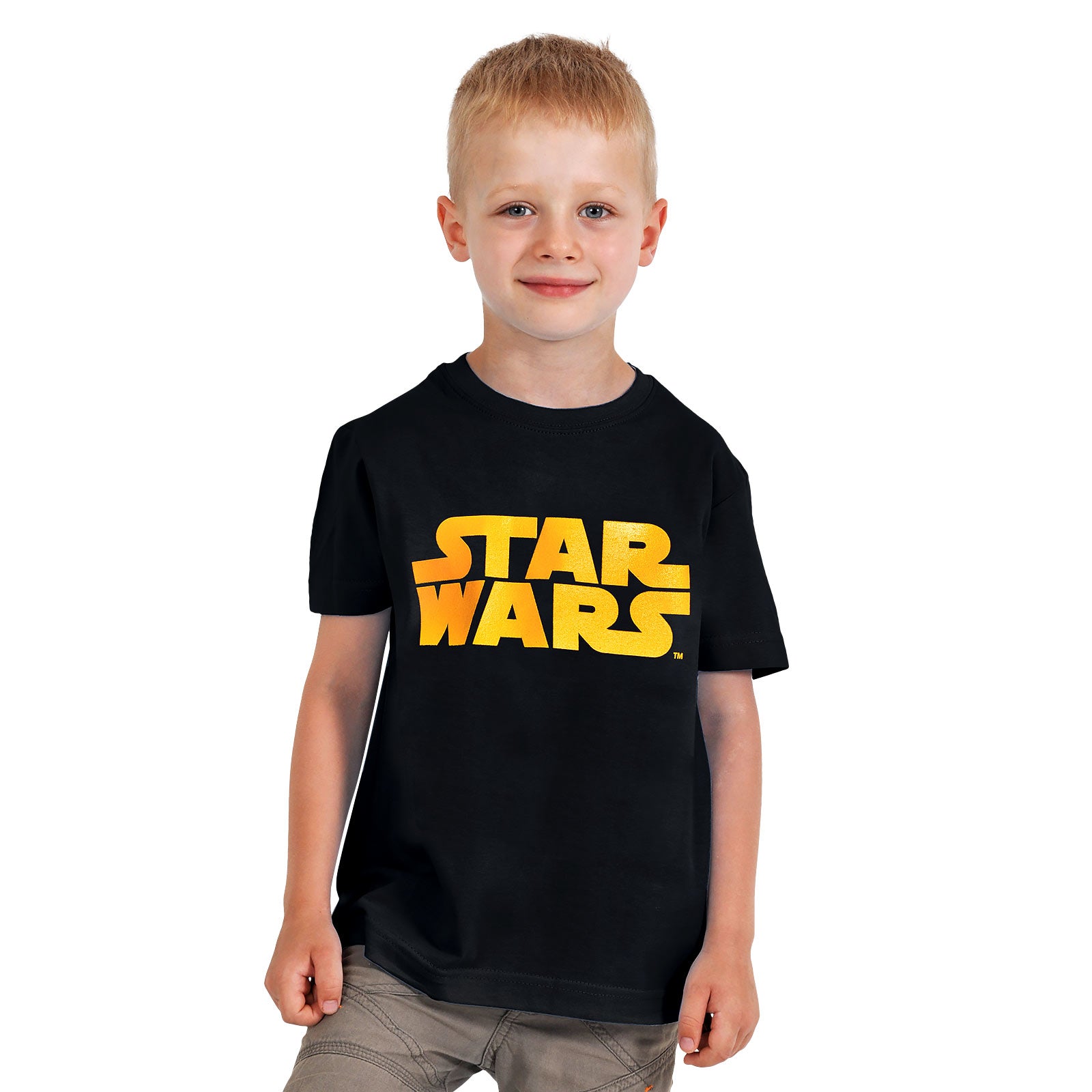 Product image Star Wars - Orange Logo Kids Shirt black