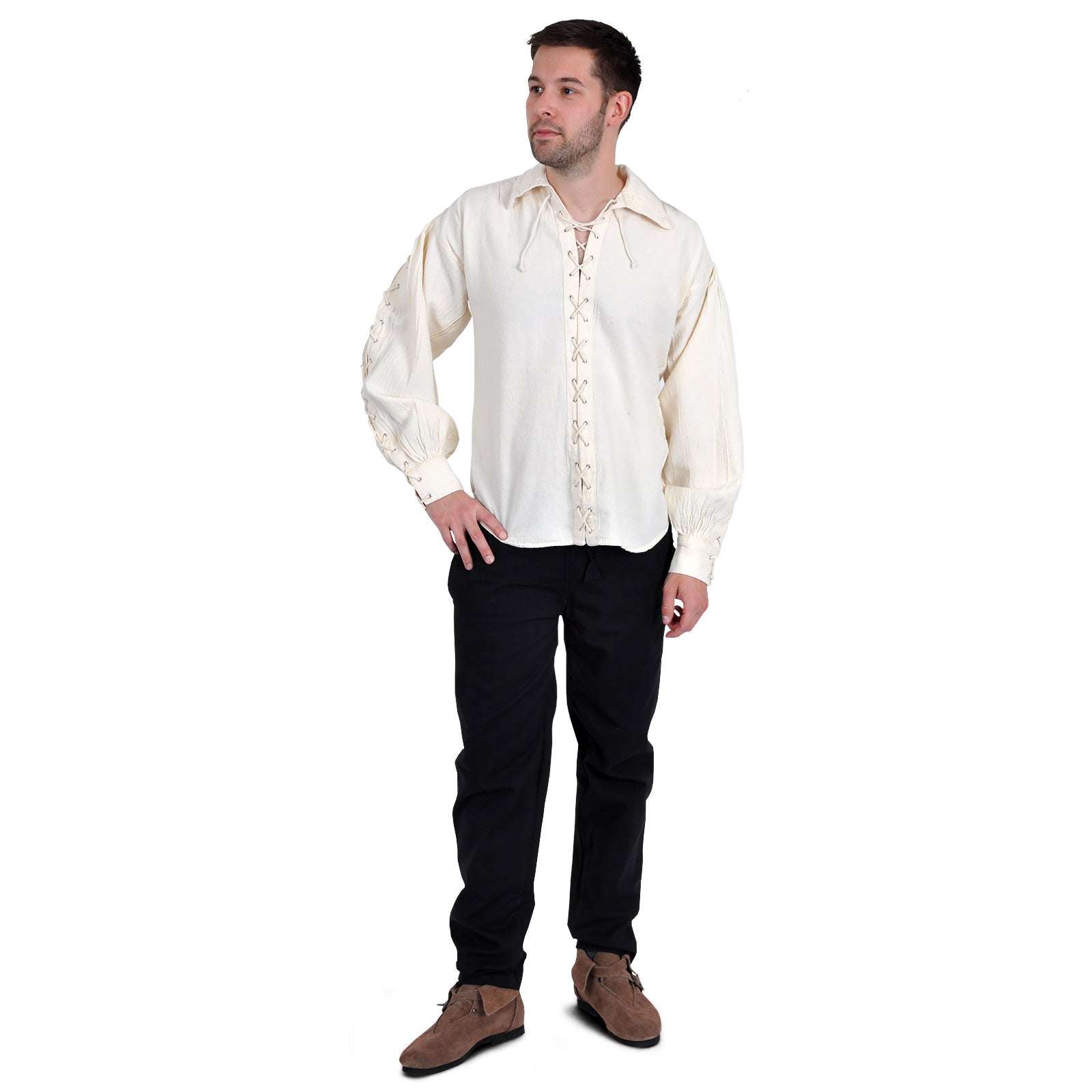 Product image Medieval trousers with elastic waistband black