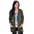 Product image Zelda - Logo Cardigan olive