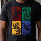Product image Harry Potter - Hogwarts Crest distressed t-shirt black