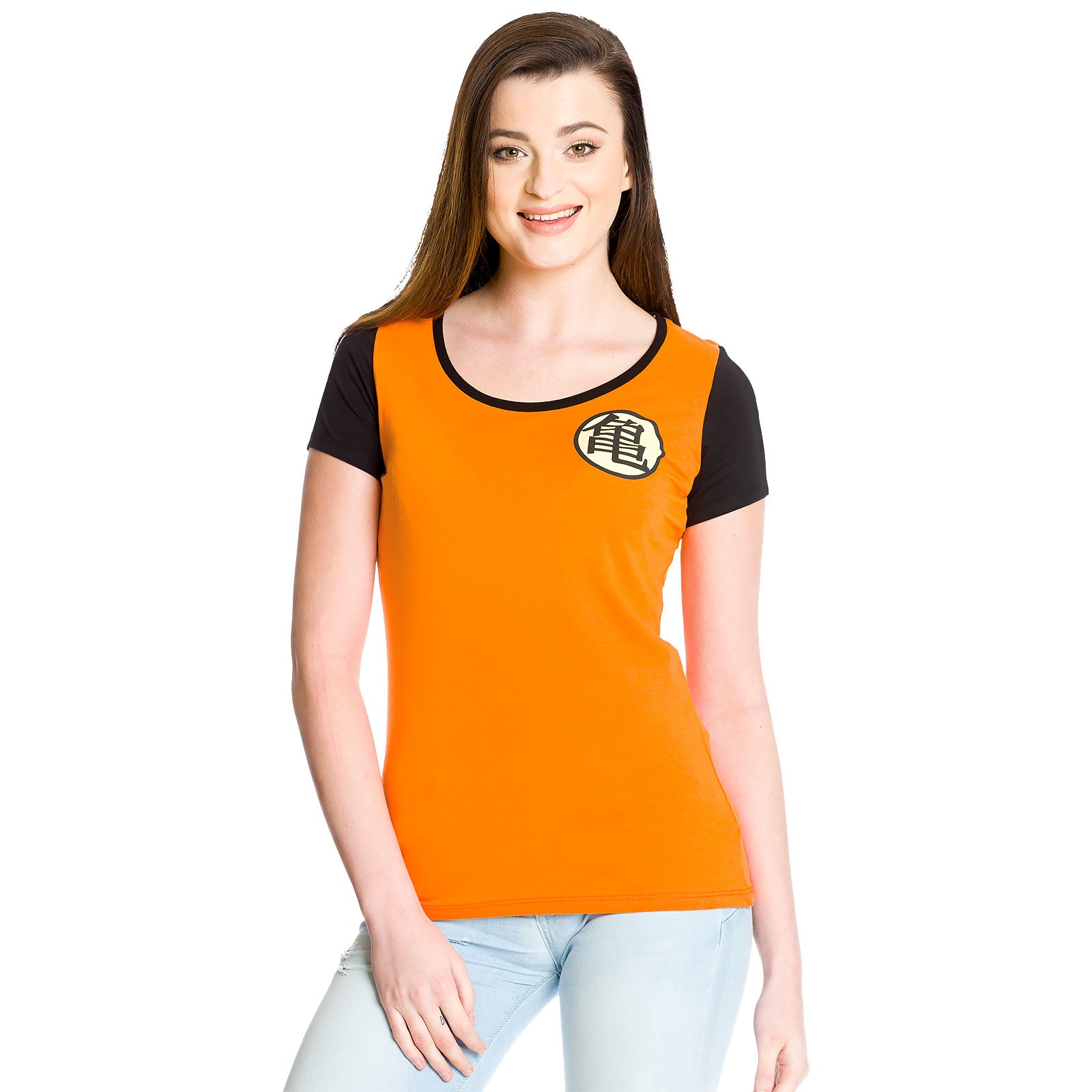 Product image Dragon Ball - Kame Symbol Girlie Shirt orange