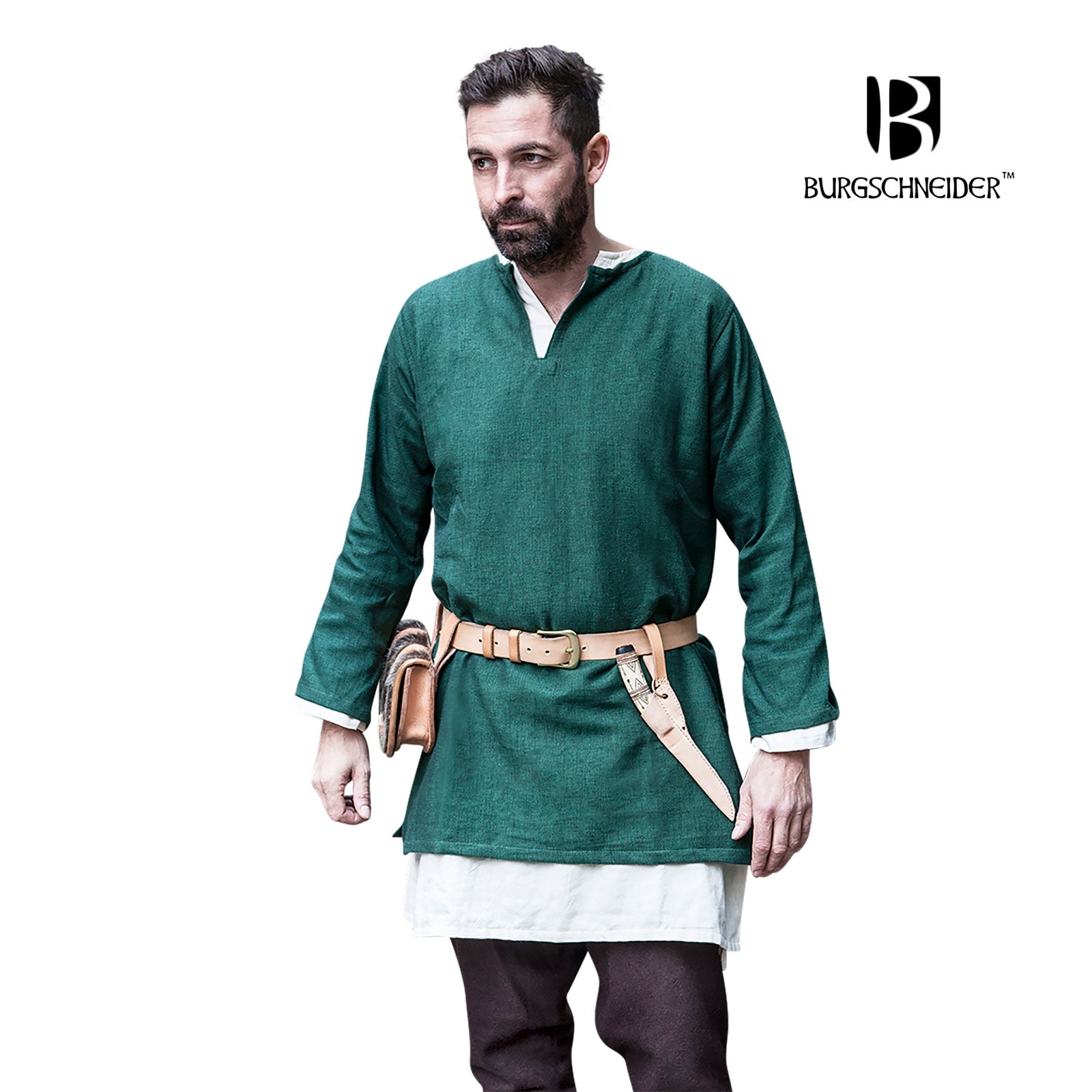 Product image Medieval Short Tunic Erik green