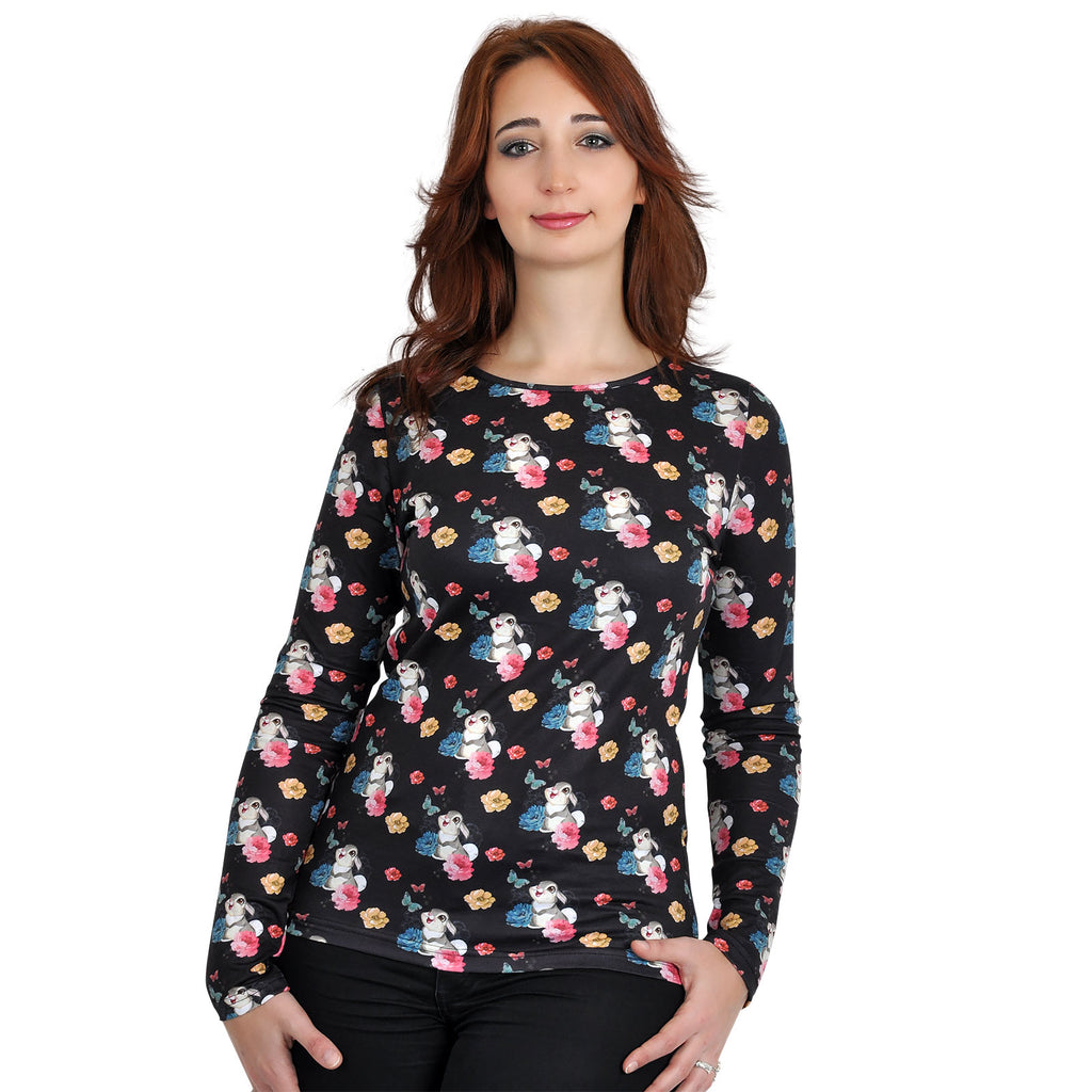 Product image Bambi - Thumper Flower Power Longsleeve black