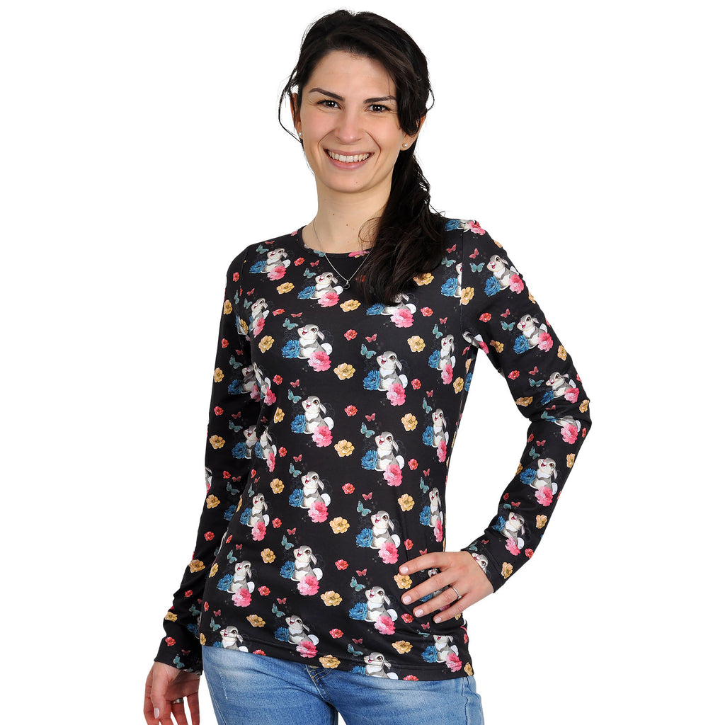Product image Bambi - Thumper Flower Power Longsleeve black