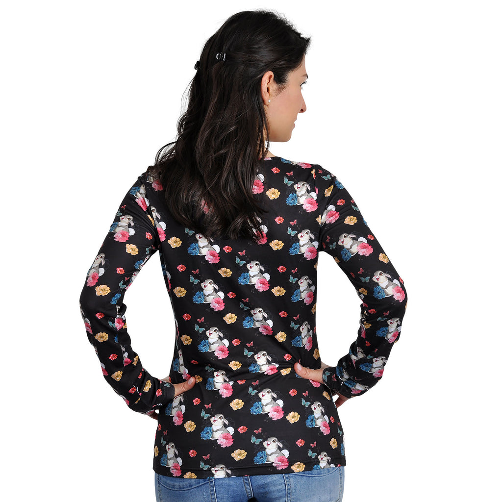 Product image Bambi - Thumper Flower Power Longsleeve black