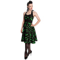 Product image Rockabilly Dress Bat black-green