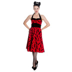Product image Rockabilly Dress Bat red-black
