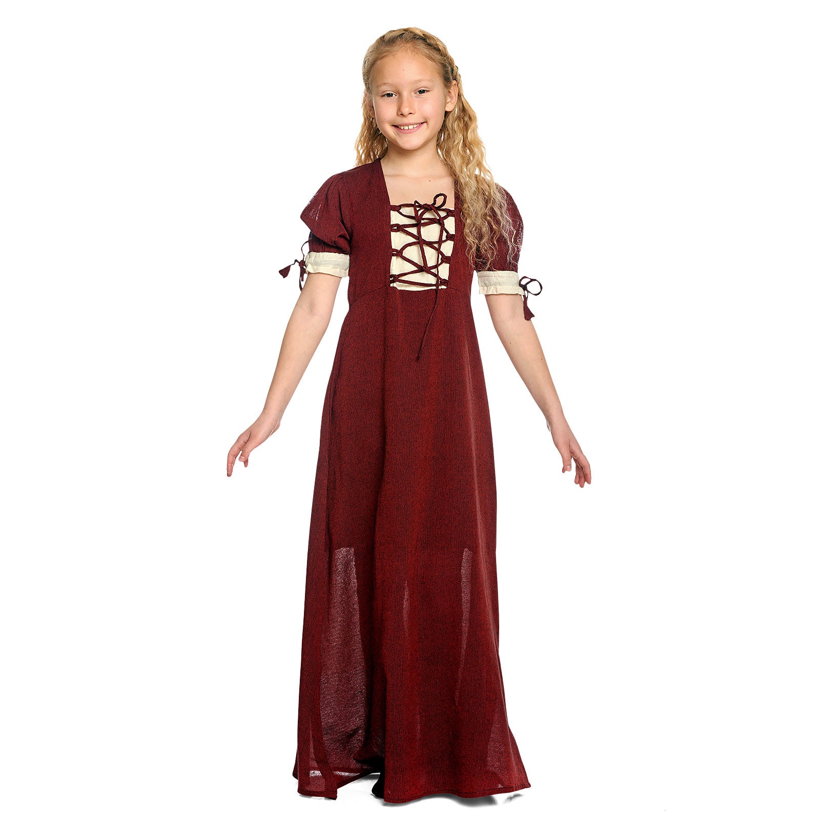 Product image Medieval Summer Dress Children red beige