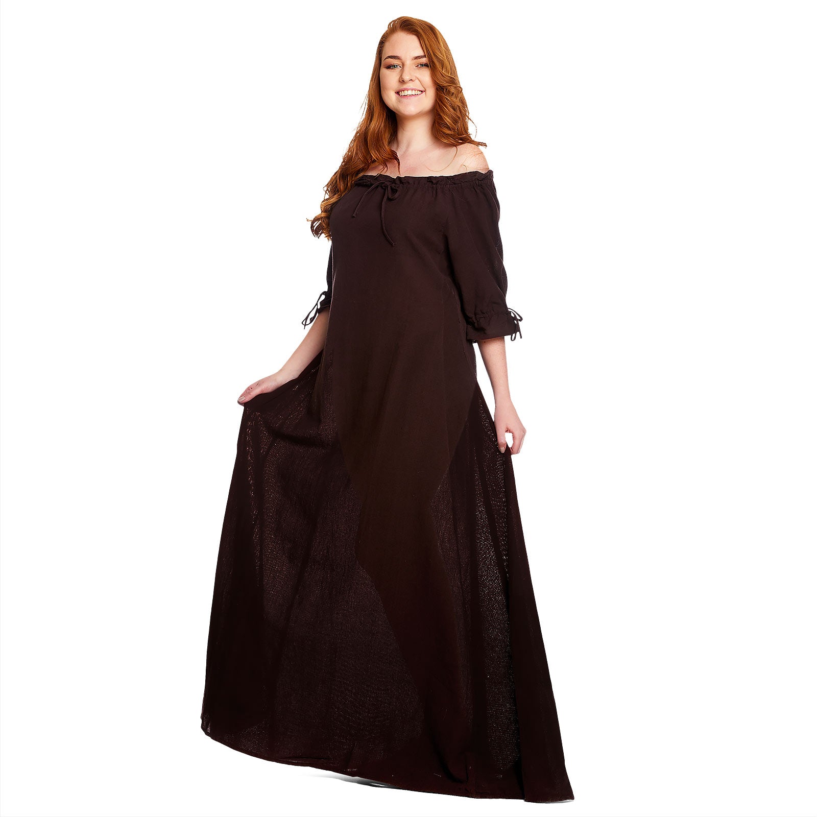 Product image Medieval Short Sleeve Dress Brown