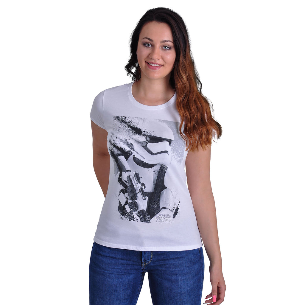 Product image Star Wars - Stormtrooper Splatter Girlie Shirt white