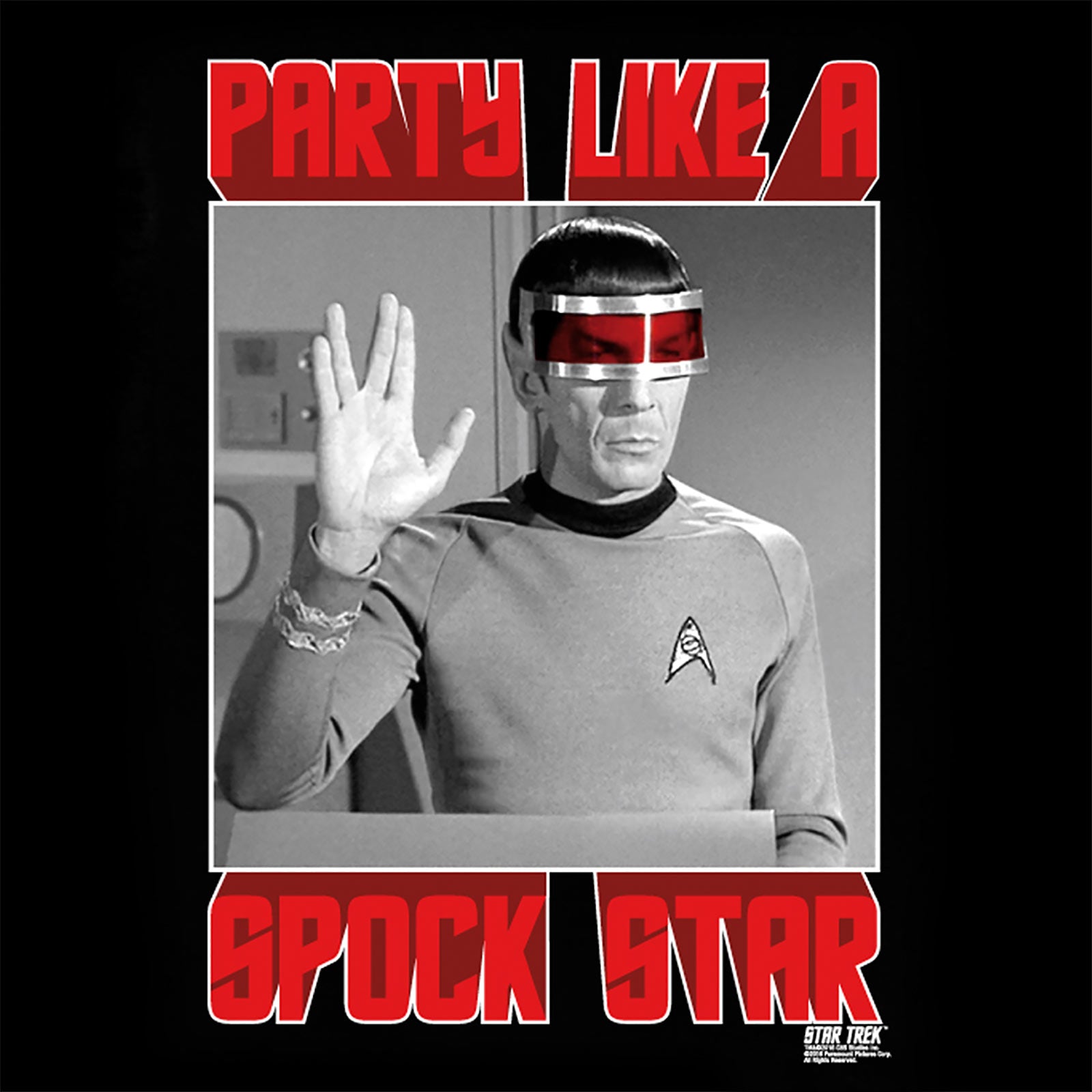 Product image Star Trek - Spock Star T-Shirt Black