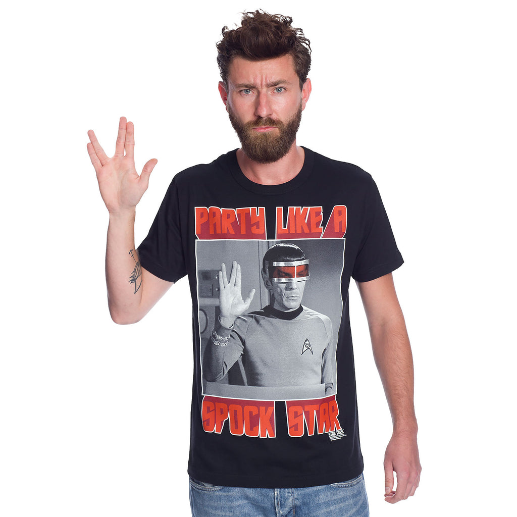 Product image Star Trek - Spock Star T-Shirt Black