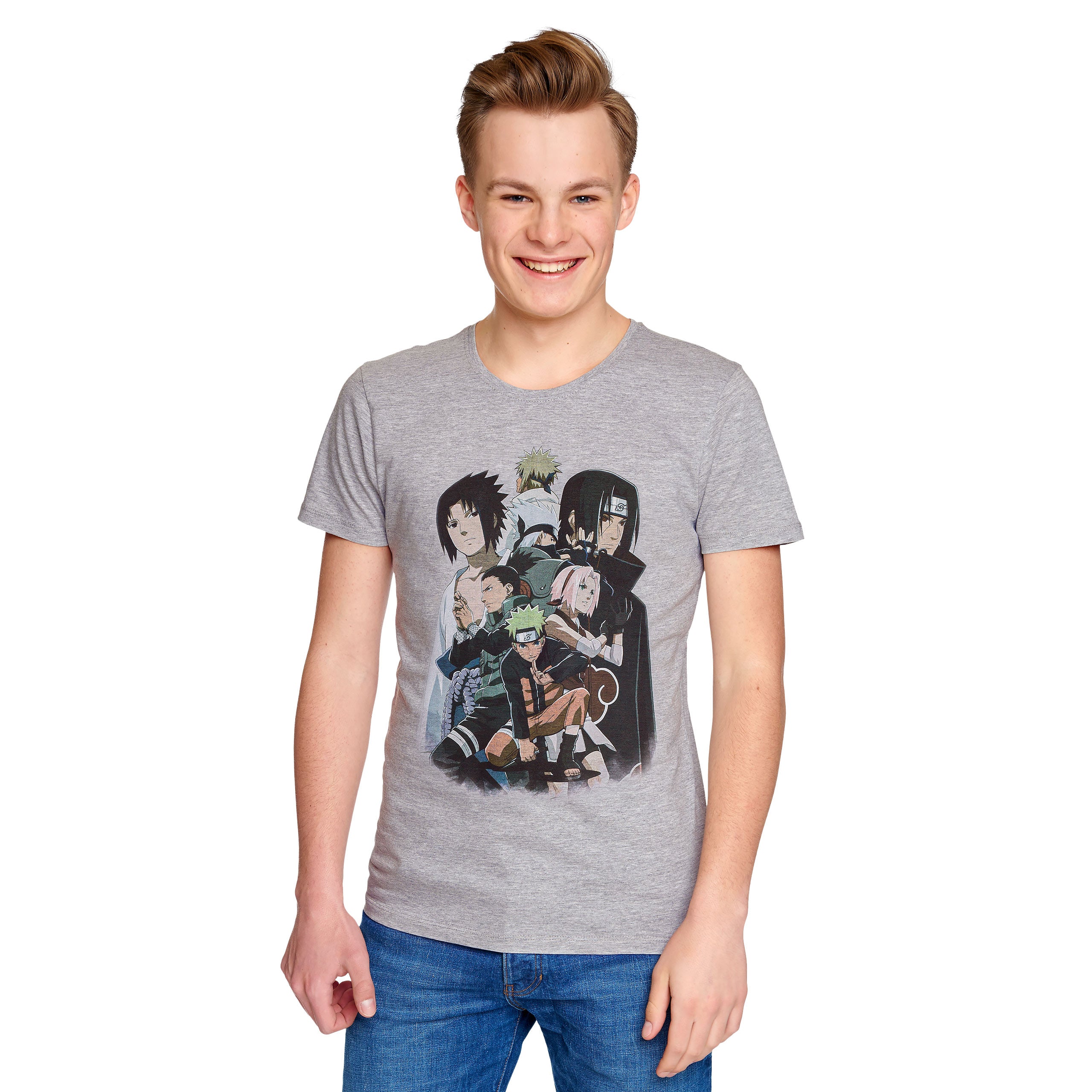 Product image Naruto - Group T-Shirt grey