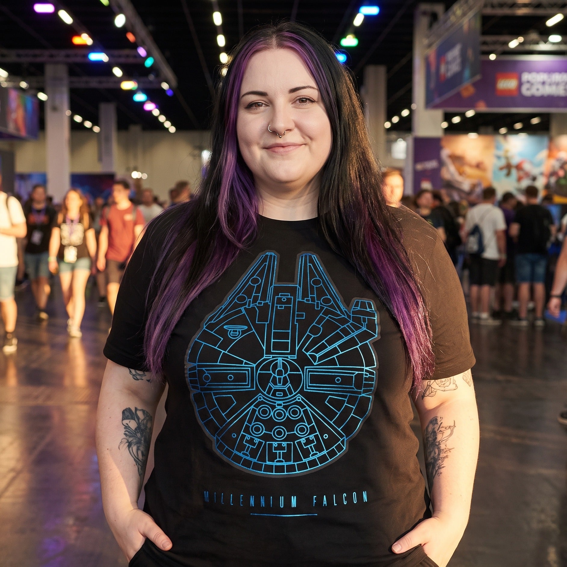 Product image Star Wars - Millennium Falcon T-Shirt black