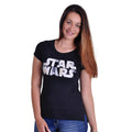 Product image Star Wars - Distressed Logo Girlie Shirt Black