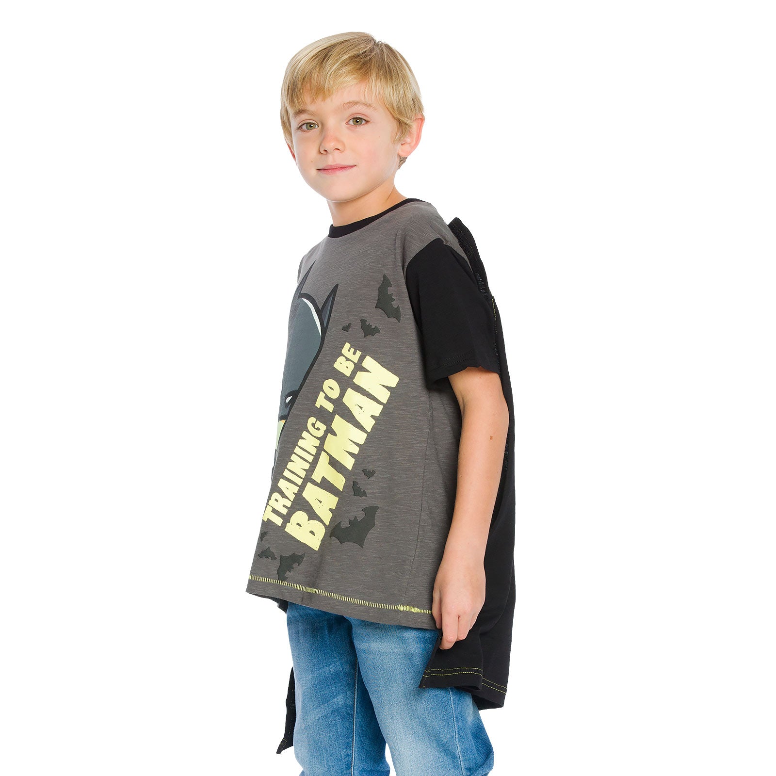 Product image Batman - Children's T-Shirt with Cape black