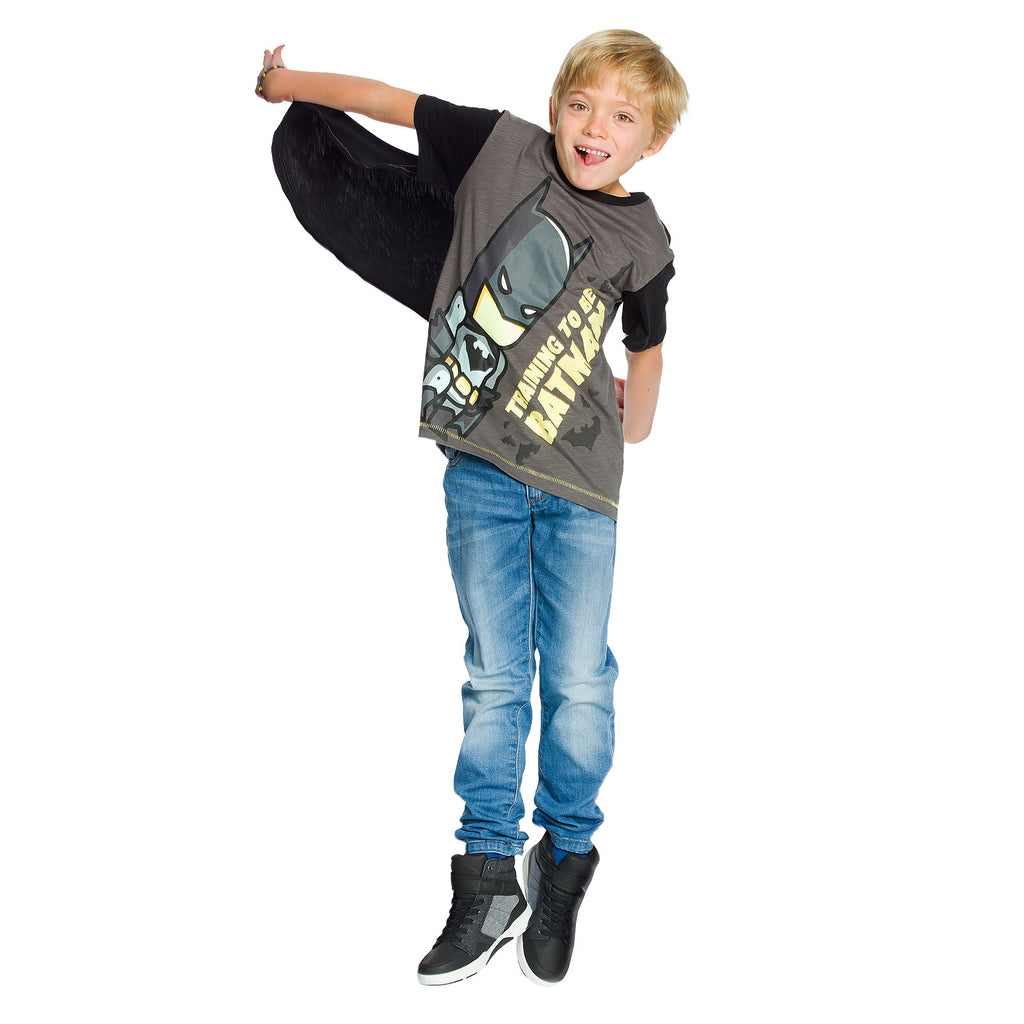 Product image Batman - Children's T-Shirt with Cape black