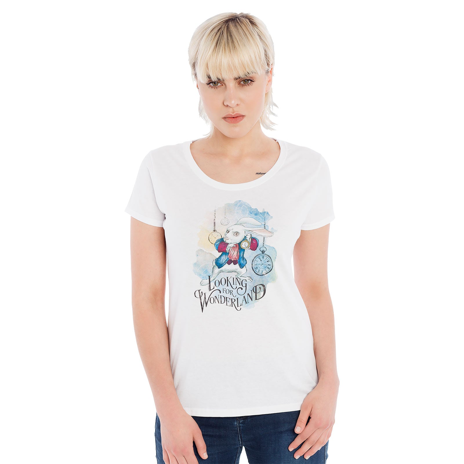 Product image Alice in Wonderland - Wonderland Girlie Shirt white