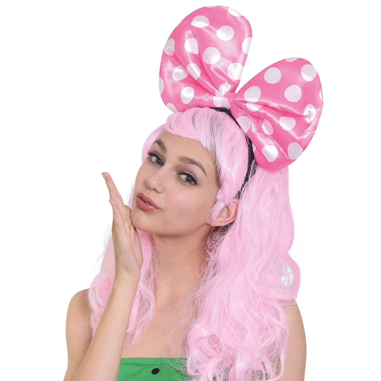Product image Sweetie - Long Hair Wig for Women with Pink Bow