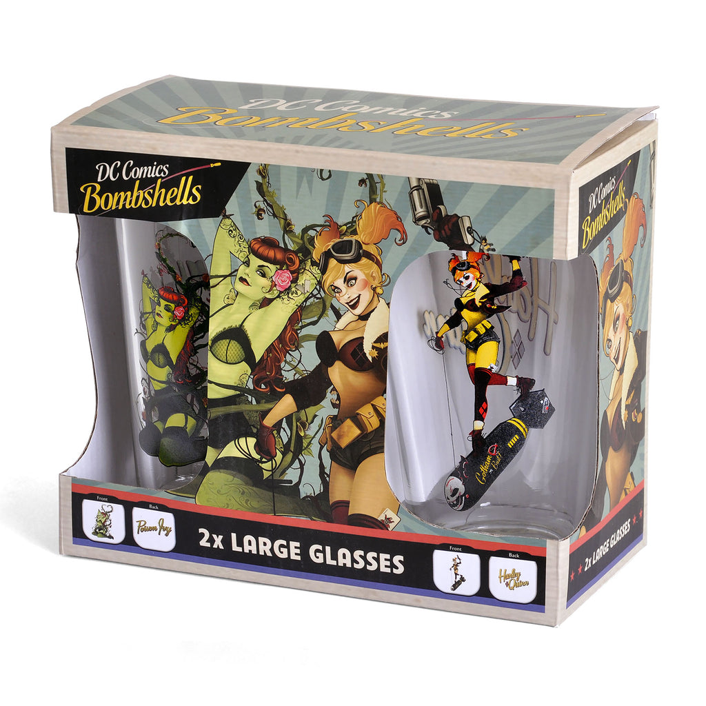 Product image DC Comics - Harley Quinn and Poison Ivy Glass Set